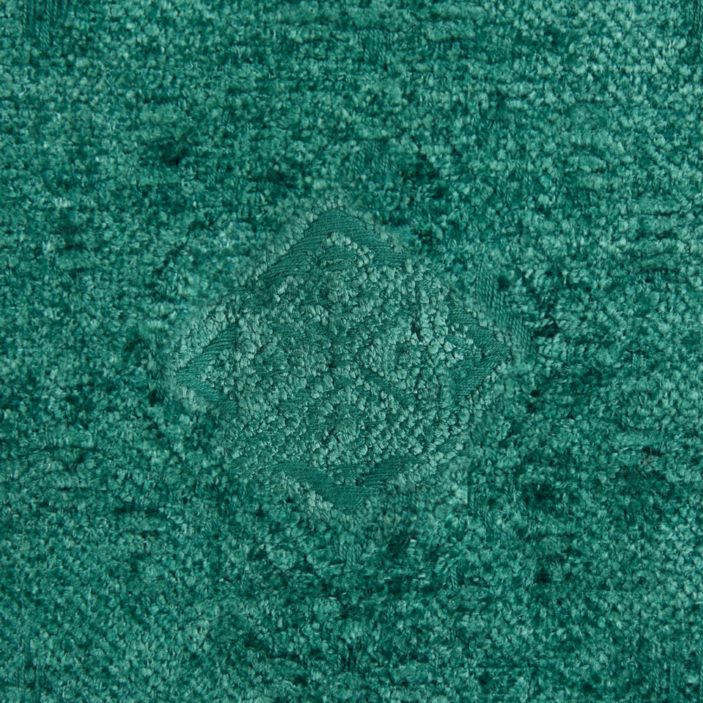 Set di 2 cuscini decorativi quadrati verde 50 x 50 cm stile classico