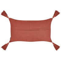 Set di 2 cuscini decorativi in cotone rosso 30 x 50 cm Cuscino decorativo Set di 2