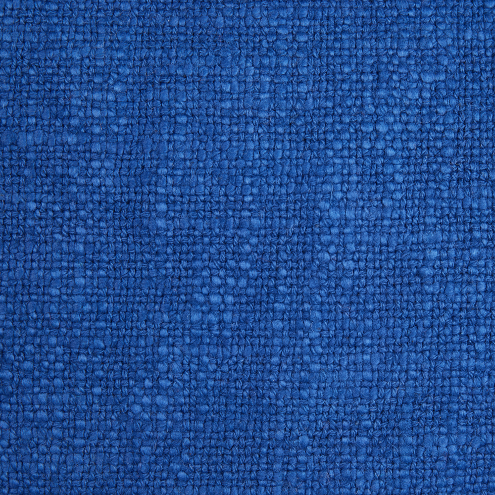 Set di 2 cuscini decorativi blu marino in cotone 35 x 50 cm con frange