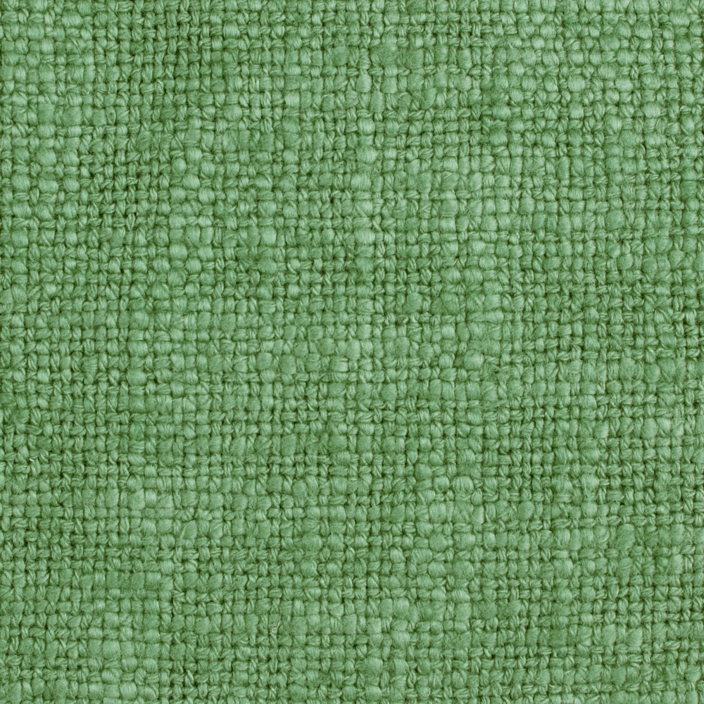 Set di 2 cuscini decorativi verde in cotone 35 x 50 cm con frange