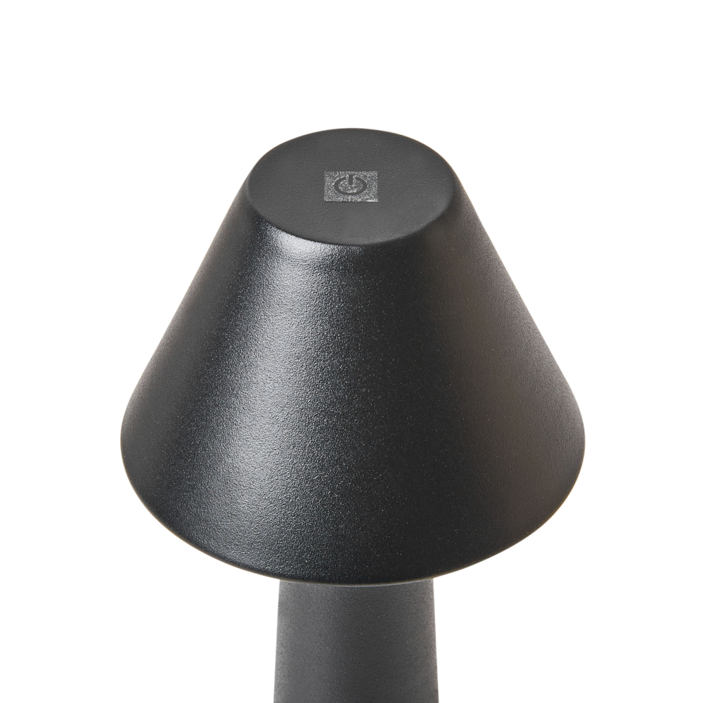 Set di 2 lampade da tavolo in ferro nero camera da letto soggiorno