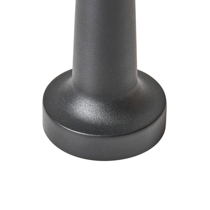 Set di 2 lampade da tavolo in ferro nero camera da letto soggiorno