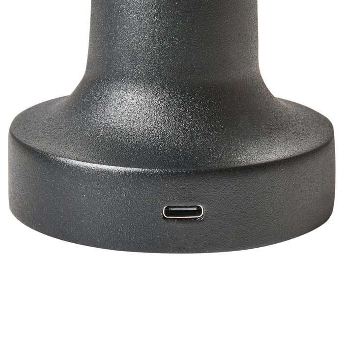 Set di 2 lampade da tavolo in ferro nero camera da letto soggiorno