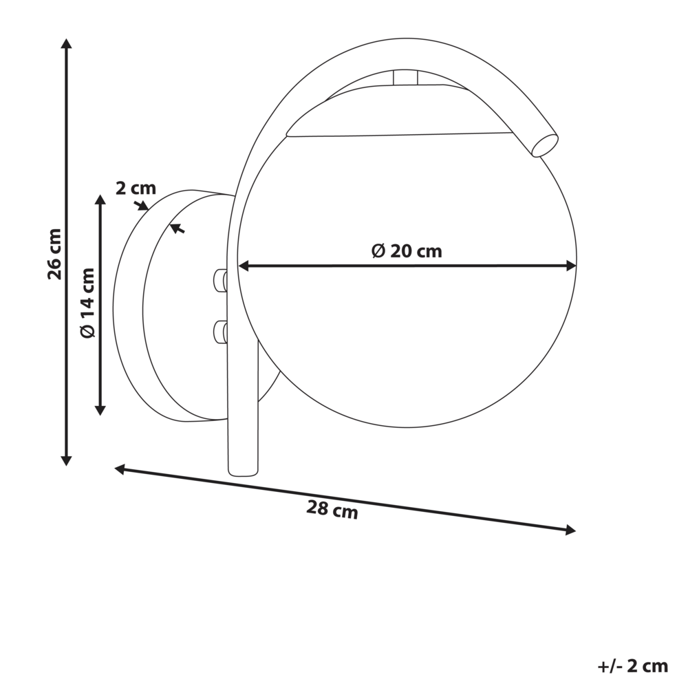 Lampada da parete per esterni Sconce nere Metallo Alluminio Materiale sintetico Opaco Design moderno Giardino Patio