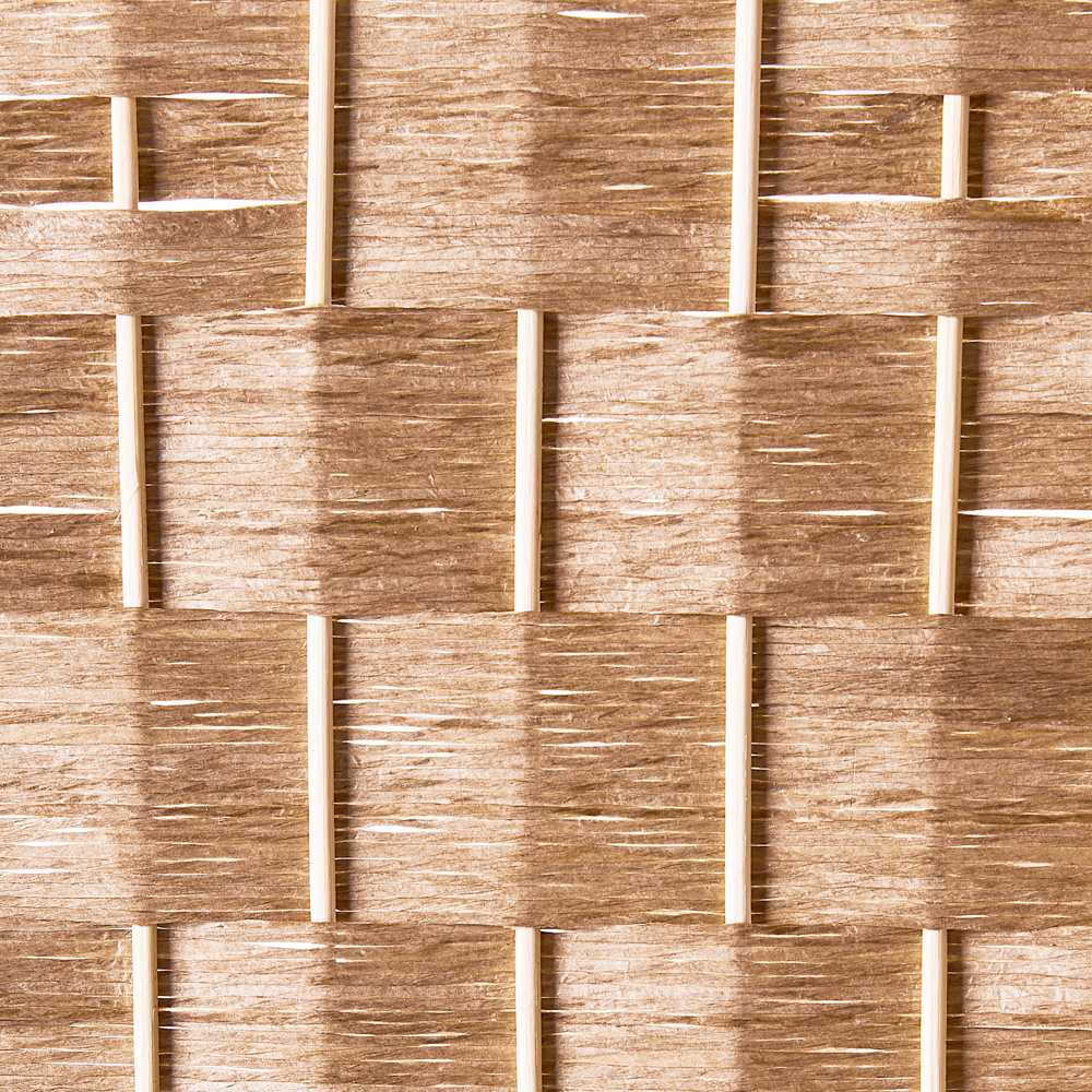 Divisorio a 4 pannelli per ambienti in legno di pioppo chiaro Pareti con trame in stile Boho