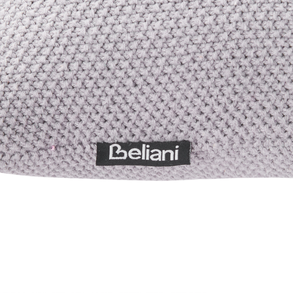 Set di 2 cuscini per bambini in tessuto di cotone grigio a forma di panda, con imbottitura morbida e giocattolo per bambini