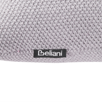 Set di 2 cuscini per bambini in tessuto di cotone grigio a forma di panda, con imbottitura morbida e giocattolo per bambini