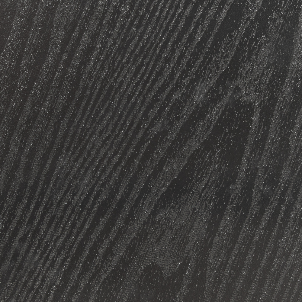 Tavolino con struttura in metallo e ripiano a 2 livelli in MDF rotondo nero stile moderno