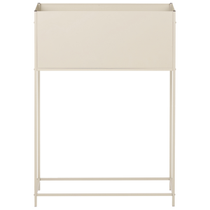 Supporto per fioriera in metallo beige per interni ed esterni