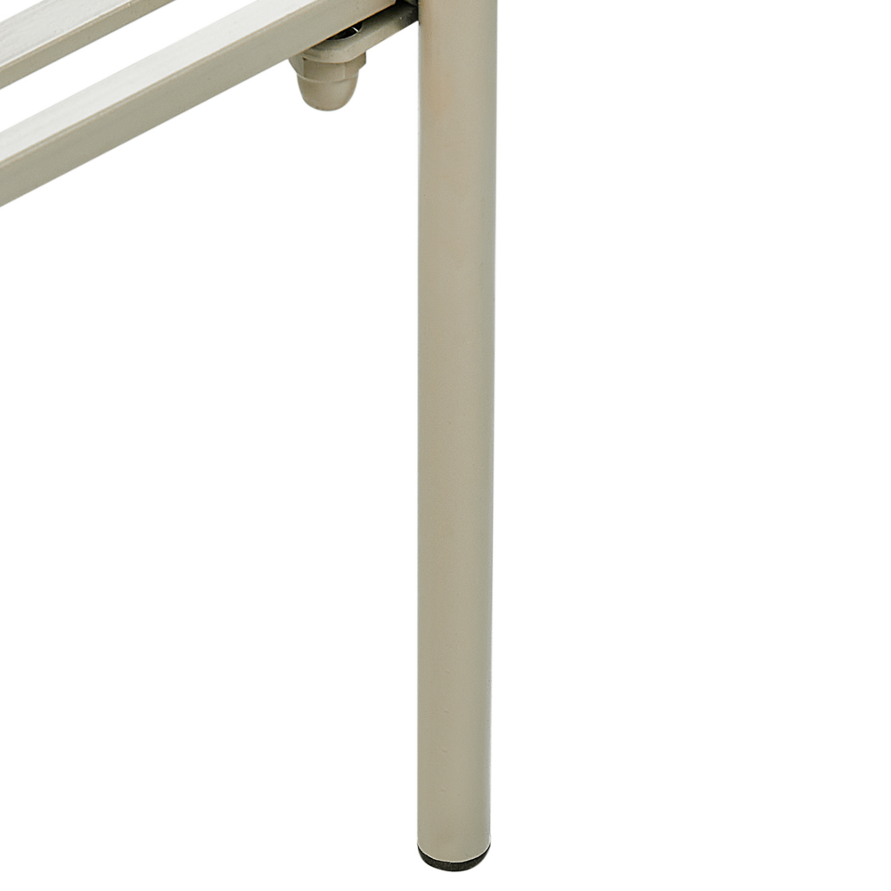 Fioriera da giardino rialzata in metallo beige per piante da interno e esterno