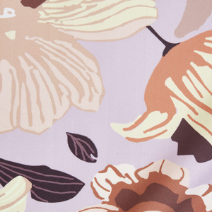 Coperta da picnic in poliestere viola 150 x 200 cm Tessuto a mano con motivo floreale e cinghia Coperta da picnic