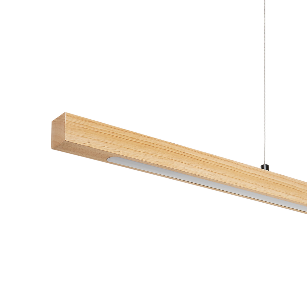 Lampada a sospensione LED Luce in legno di quercia Design minimalista Illuminazione Luce a sospensione