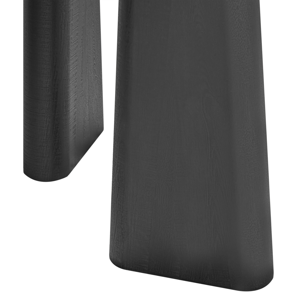 Tavolo da pranzo Piano in MDF nero Gambe in metallo Mobili da sala da pranzo moderni