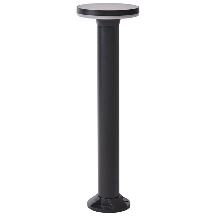 Lampada dissuasore da giardino a LED per sentieri 60 cm in alluminio nero stile moderno