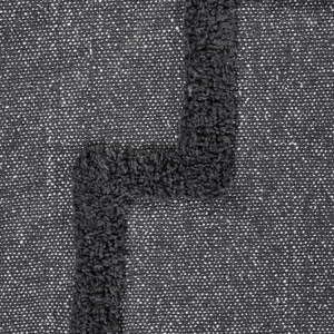 Coperta Grigio Cotone 220 x 240 cm Grande Coperta Letto Lancio Ciuffo Stile Boho