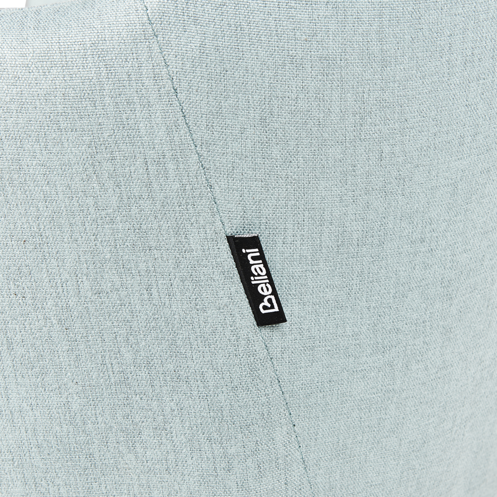 Set di 2 Sedute imbottite in tessuto verde scuro gambe in metallo girevoli stile Retrò tradizionale