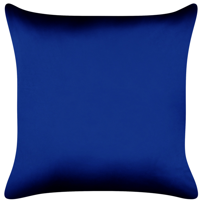 Set di 2 cuscini decorativi in tessuto di velluto blu con motivo natalizio di cervi 45 x 45 cm Accessorio decorativo