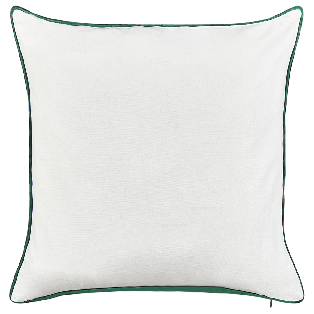 Set di 2 cuscini sparsi in tessuto poliestere bianco con motivo natalizio Tartan 45 x 45 cm Accessorio per la decorazione