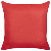 Set di 2 cuscini con motivo natalizio rosso 45 x 45 cm con imbottitura morbida