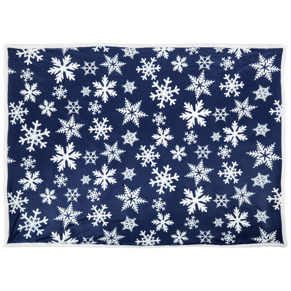 Coperta Copriletto in Poliestere bianco e azzurro x 200 cm stile moderno