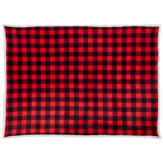 Coperta Copriletto in Poliestere rosso e nero x 200 cm stile moderno