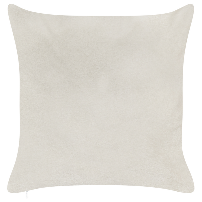 Set di 2 cuscini decorativi in tessuto di velluto bianco Motivo natalizio 45 x 45 cm Accessorio per la decorazione