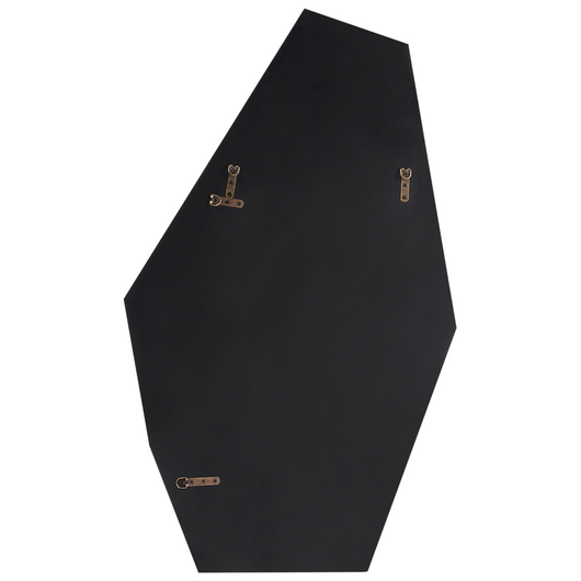 Specchio da parete Oro Vetro e MDF 68 x 120 cm Design irregolare Senza cornice