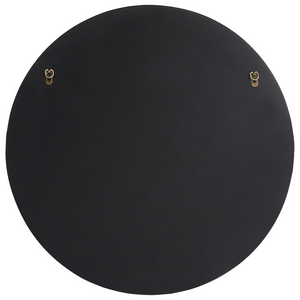 Specchio da parete verde in vetro e MDF 80 cm Rotondo Decorazione da parete moderna