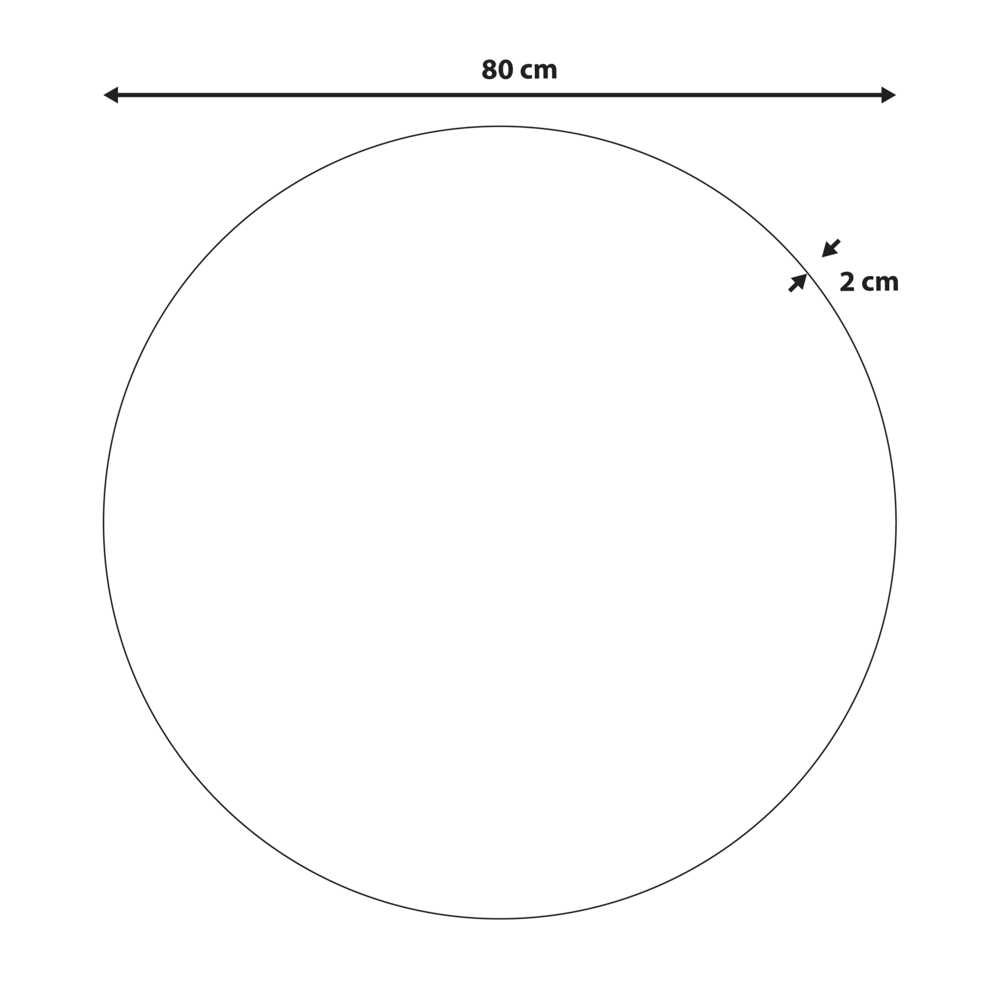 Specchio da parete verde in vetro e MDF 80 cm Rotondo Decorazione da parete moderna