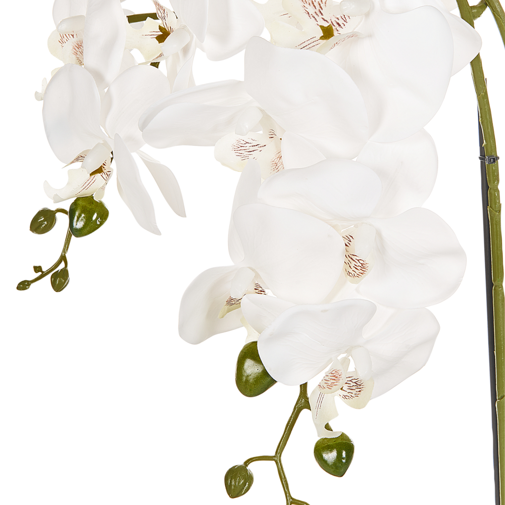 Pianta artificiale con vaso in plastica 59 cm accessorio decorativo boho