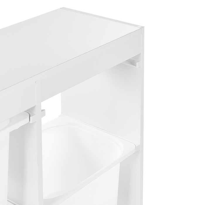 Scaffale con 6 cassetti Scatole Bianco Truciolato Plastica Unico Camera dei bambini