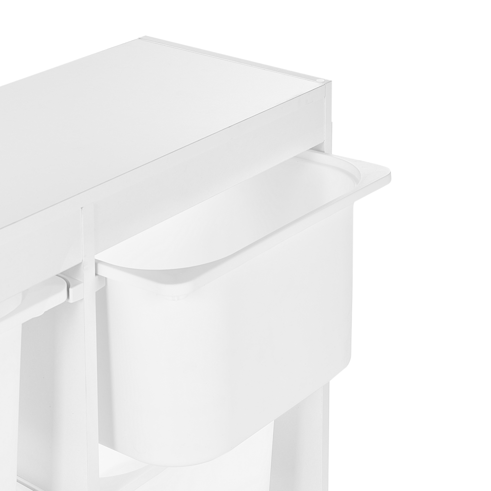 Scaffale con 6 cassetti Scatole Bianco Truciolato Plastica Unico Camera dei bambini