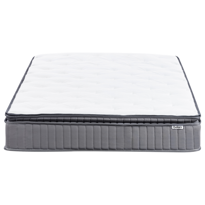 Materasso a molle insacchettate EU misura matrimoniale 140 x 200 cm con imbottitura in memory foam rinfrescante rivestimento rimovibile 3 piedi dura rigidità design moderno trapuntato