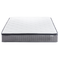 Materasso a molle insacchettate EU misura matrimoniale 160 x 200 cm con imbottitura in memory foam rinfrescante rivestimento rimovibile 3 piedi dura rigidità design moderno trapuntato