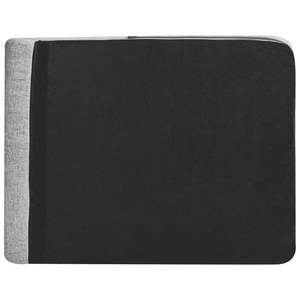 Divano 4 posti in tessuto minimalista Poliestere Gambe in metallo Braccioli grigio