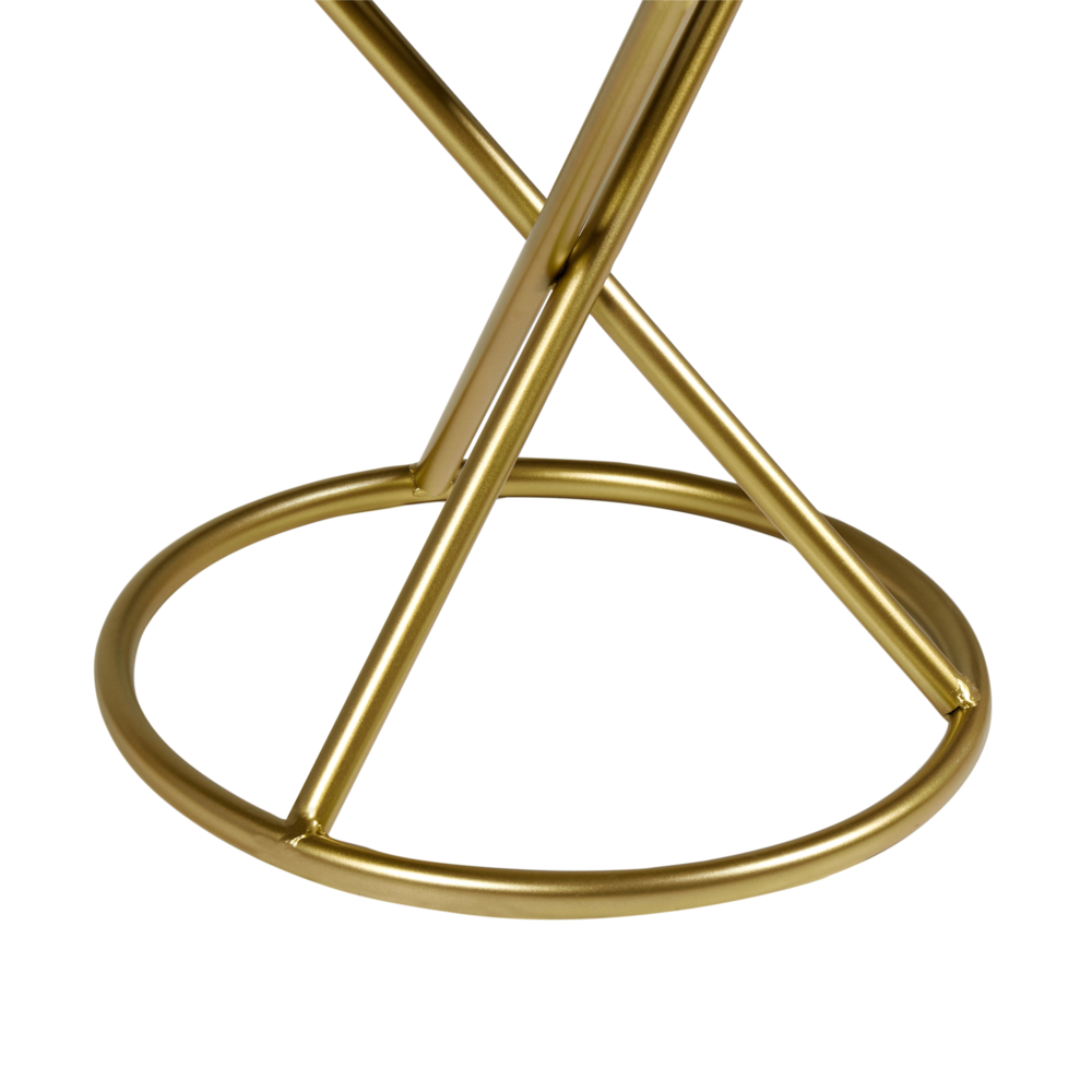 Pouf Boucle bianco sporco con gambe in metallo Camera da letto Soggiorno Accessori per sedersi