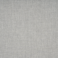 Ottomana imbottita in tessuto beige di forma quadrata con gambe nere stile moderno