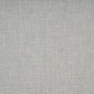 Divano imbottito in tessuto a 1 posto in tessuto grigio chiaro con gambe nere stile moderno