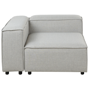 Divano modulare Tortora Velluto a Coste imbottito 3 posti gambe nere Divano soggiorno moderno