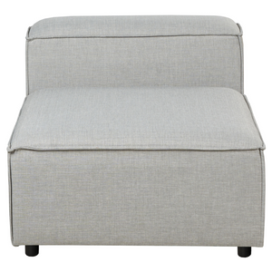 Divano modulare Tortora Velluto a Coste imbottito 3 posti gambe nere Divano soggiorno moderno