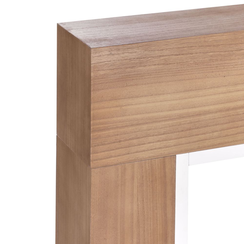 Cornice per camino MDF in legno chiaro stile tradizionale moderno