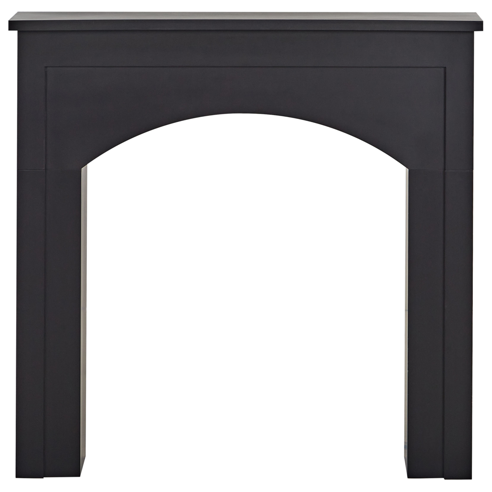 Cornice caminetto in MDF nero decorazione del soggiorno in stile country per soggiorni tradizionali