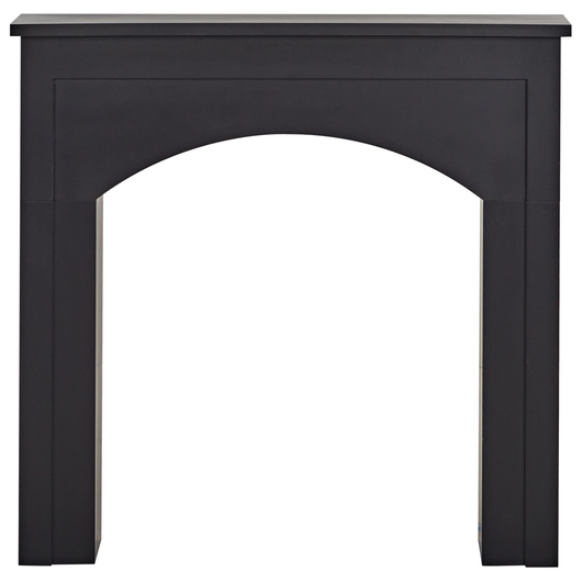 Cornice caminetto in MDF nero decorazione del soggiorno in stile country per soggiorni tradizionali