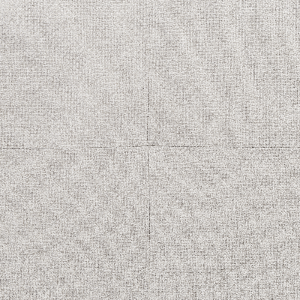 Divano moderno modulare a 2 posti imbottito tessuto poliestere beige chiaro con schienale imbottito stile moderno classico