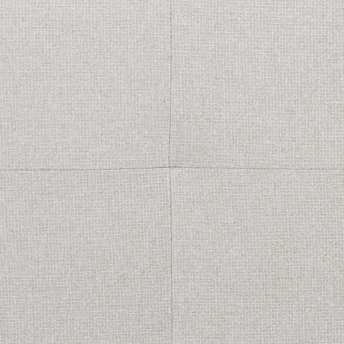 Divano moderno modulare a 2 posti imbottito tessuto poliestere beige chiaro con schienale imbottito stile moderno classico