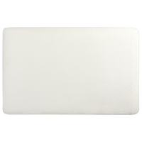 Divano angolare destro Bianco sporco Boucle Gambe in metallo Schienale a cuscino Cuscini sparsi Design moderno