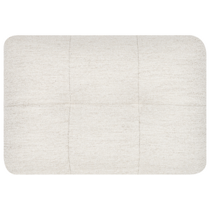 Divano a 2 posti in tessuto Beige chiaro Soggiorno in stile moderno Gambe in legno scuro