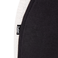 Letto contenitore matrimoniale imbottito tessuto bianco sporco retrò minimalista 140 x 200