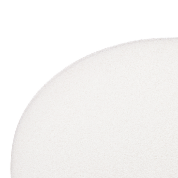 Letto contenitore matrimoniale imbottito tessuto bianco sporco retrò minimalista 140 x 200