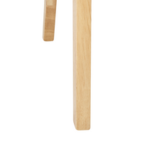 Set di 2 sedie da pranzo in tessuto grigio senza braccioli Struttura in legno massiccio chiaro tradizionali retrò Seduta